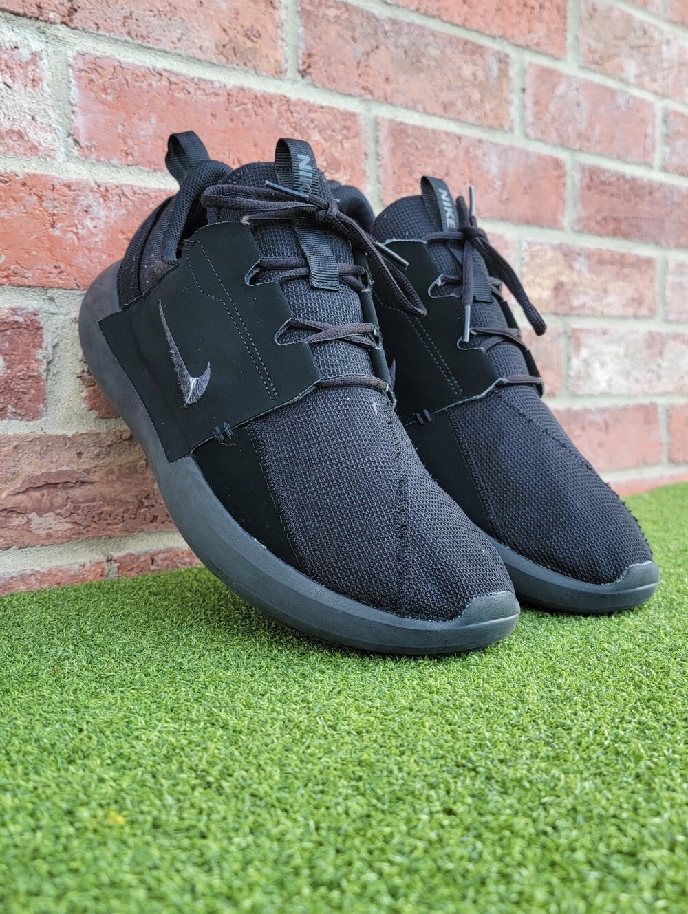Mens Nike E series AD Black Anthracite Low-Top Sneakers - US Size 14